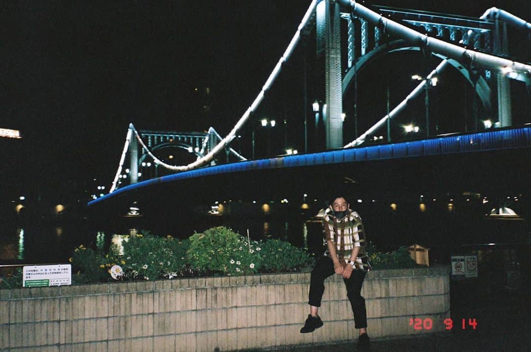 林田洋平さんのインスタグラム写真 - (林田洋平Instagram)「橋の下の林の田。」9月23日 23時31分 - rrrrice_99