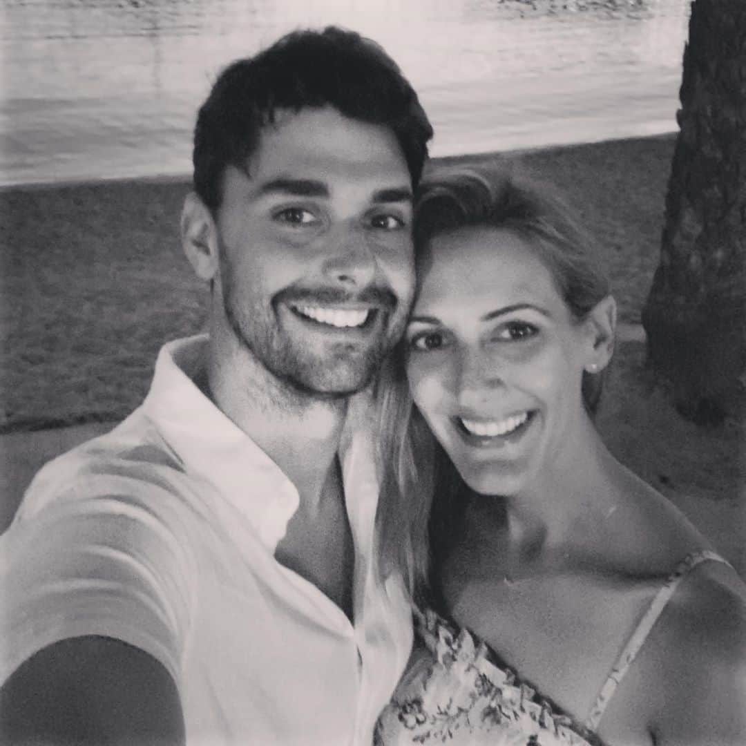 Anna Jane Wisniewskiのインスタグラム：「HBD to @wisnieet, our Steelers-loving, Gobstopper eating, Peloton riding, wonderful husband and dad! We love you so much—what a life we have!」