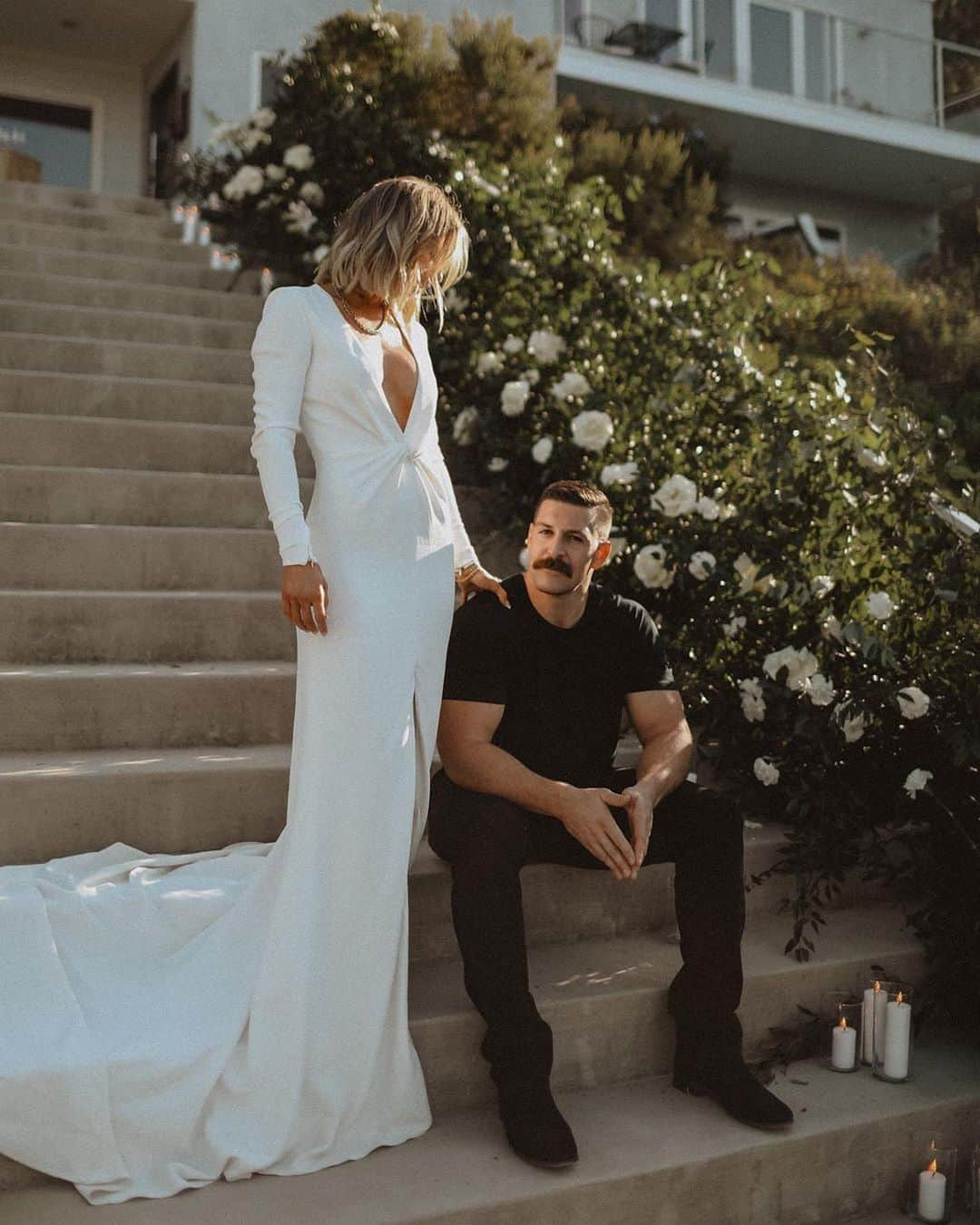 Galia Lahavさんのインスタグラム写真 - (Galia LahavInstagram)「ENGAGED LIFE @kelsey_diprima 💍// Congratulations to the gorgeous Kelsey who celebrated her engagement in our #Jasmine gown from our #GLPretAPorter collection looking like a chic goddess❤️ 📷 @danielleddeterman #GaliaLahav」9月23日 23時46分 - galialahav