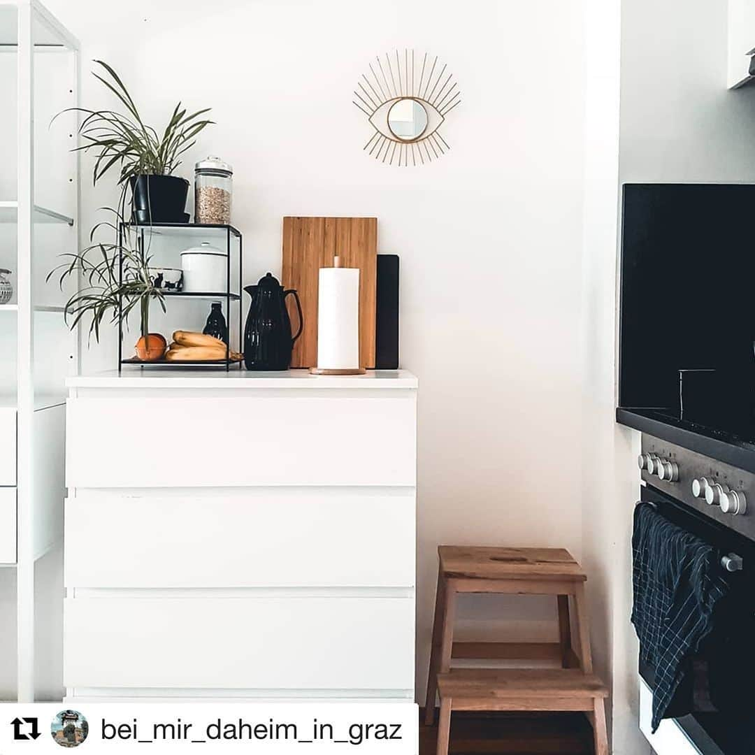 IKEA Austriaさんのインスタグラム写真 - (IKEA AustriaInstagram)「Unsere MALM Kommode macht auch in der Küche eine gute Figur. 👌🏻 @bei_mir_daheim_in_graz  zeigt's vor! #IKEAat #Regram  // MALM Kommode mit 4 Schubladen, weiß € 79,99  #IKEA #MALM #Kommode #Aufbewahrung #storage #Inspiration #inspotoyourhome」9月24日 0時00分 - ikeaaustria