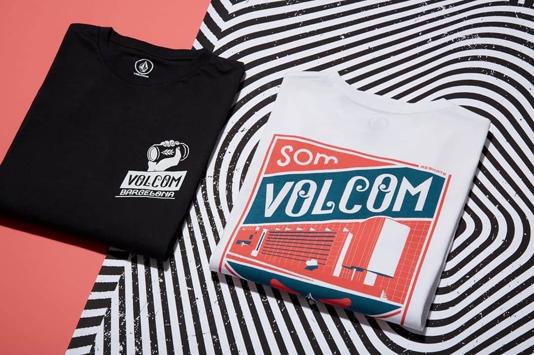 ボルコムのインスタグラム：「@reskatestudio collab available now, exclusively at our Barcelona 🇪🇸 store! More details at 📲 vol.cm/tlgbarcelona #trulylocalgrown」