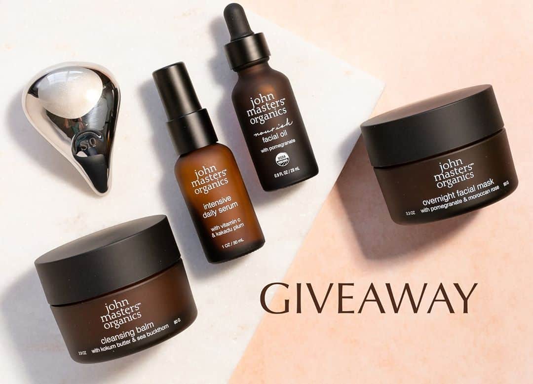 John Masters Organicsのインスタグラム：「Giveaway alert! 🌿 Treat yourself a facelift (naturally). ⁠ SiO Beauty & John Masters Organics have teamed up to bring you an organic at-home-facial valued at $300.⁠ To enter:⁠ Follow both @johnmastersorganics & @siobeauty⁠ Like this post, & tag friends below⁠ 1 winner will receive the SiO Cryodrop Cold Controlled Magnetic Facelift, John Masters Organics Cleansing Balm, Daily Intensive Serum, Nourish Facial Oil, and Overnight Facial Mask.⁠ ⁠ No purchase necessary.⁠ U.S. Only⁠ 18+ Only⁠」
