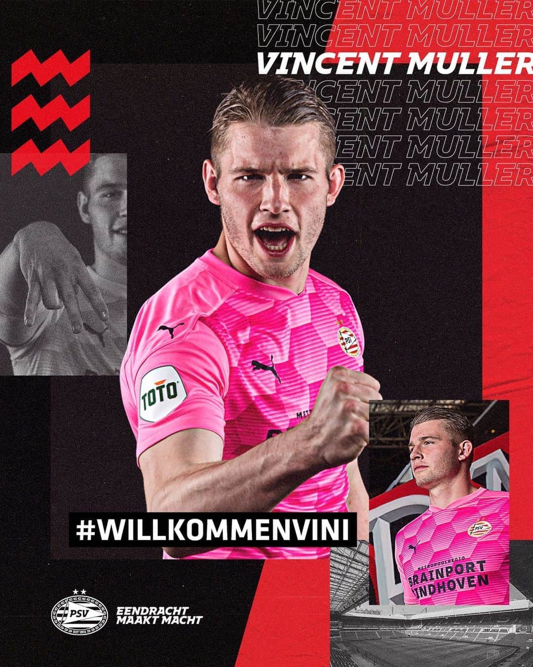 PSVアイントホーフェンさんのインスタグラム写真 - (PSVアイントホーフェンInstagram)「𝗚𝗢𝗔𝗟𝗞𝗘𝗘𝗣𝗘𝗥𝗦 𝟮𝟬𝟮𝟬-𝟮𝟬𝟮𝟭. Mvogo 🇨🇭, Unnerstall 🇩🇪, Delanghe 🇧🇪 and... Müller 🇩🇪! Welkom in Eindhoven, Vincent. #WillkommenVini」9月23日 17時00分 - psv