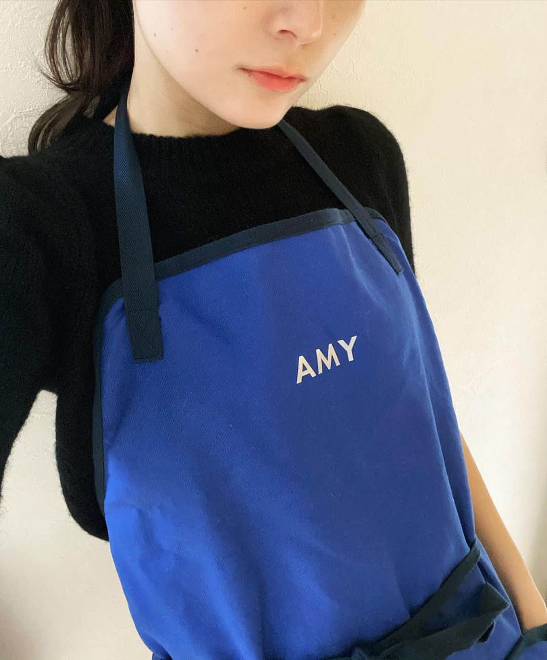 エイミーのインスタグラム：「オンリーワンエプロン🥣 @l.uniformjapan @l.uniform」