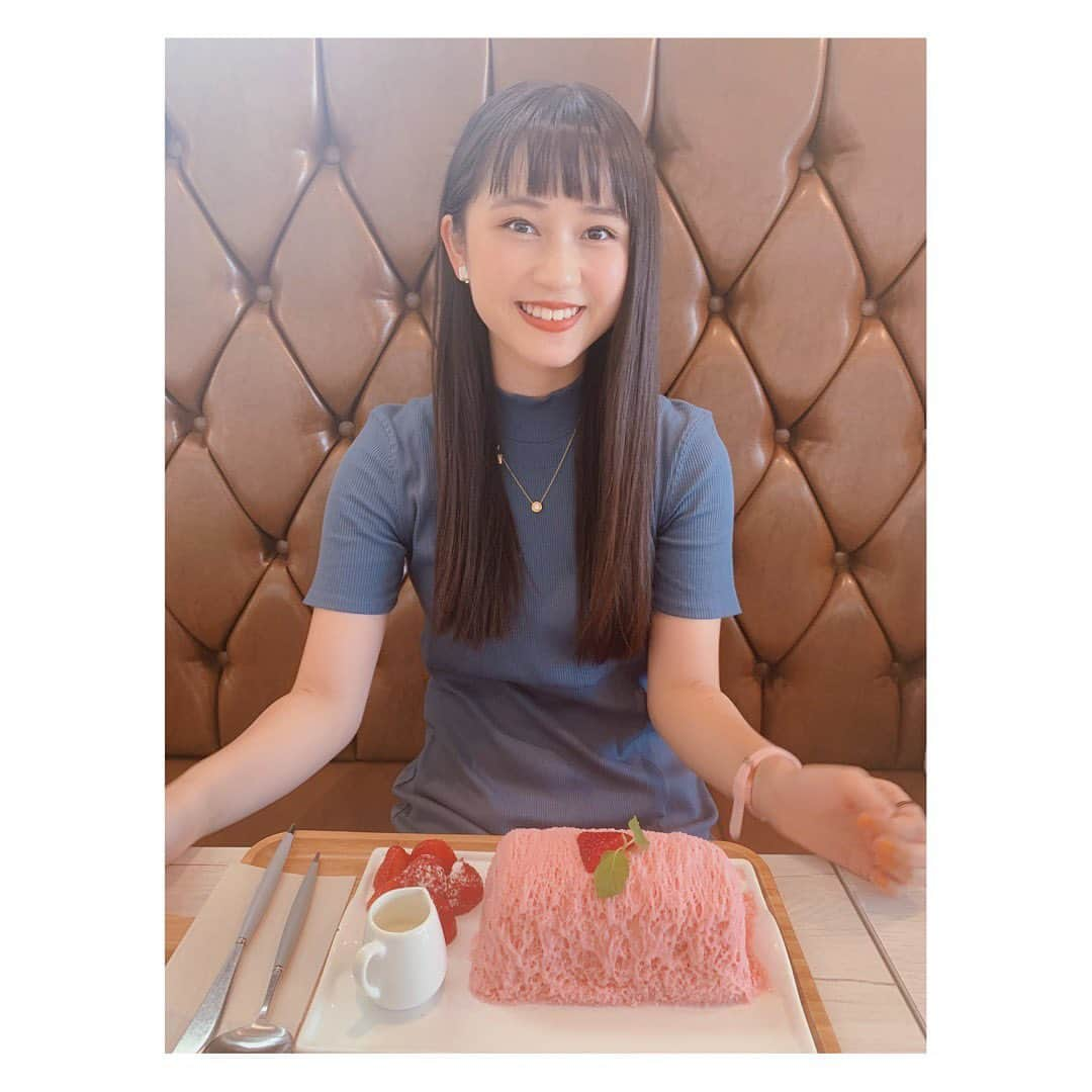 桜井美里さんのインスタグラム写真 - (桜井美里Instagram)「・﻿ ﻿ ﻿ ちょっと前にアメフラっシのゆづと糸かき氷食べてきたよ‪‪❤︎‬﻿ ﻿ ﻿ 口に入れた瞬間ふわっと溶けて美味しかった！﻿！  ﻿ ﻿ #🍧﻿ ﻿」9月23日 18時12分 - mippi__0418