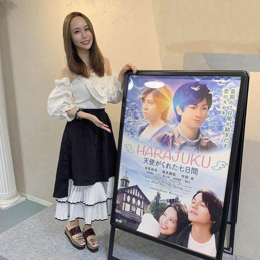 生田千秋さんのインスタグラム写真 - (生田千秋Instagram)「映画「HARAJUKU 〜天使がくれた七日間〜」の試写会に吉野石膏株式会社様にご招待頂きました✨﻿ ﻿ なんと全てスマホのみの撮影に﻿ 挑戦したそうです！﻿ より見入ってしまいました！😳﻿ 約90分のショートムービーで、﻿ 時間をどう過ごすかとか、一瞬一瞬が本当に幸せなんだと改めて思えました🥰﻿ ﻿ 9/25より池袋シネマ・ロサにて公開予定です😊﻿ ﻿ ﻿ #HARAJUKU #天使がくれた七日間 #映画 #感動 #試写会 #映画好きな人と繋がりたい #映画鑑賞 #吉野石膏株式会社」9月23日 20時44分 - maechi_0815