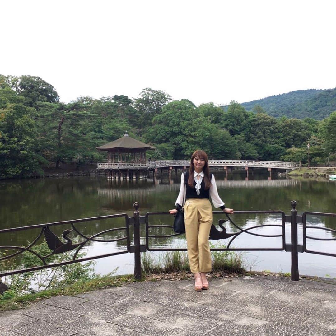 上野貴穂さんのインスタグラム写真 - (上野貴穂Instagram)「.﻿ 浮見堂🕊﻿ ﻿ (少し前に撮っていた写真です📷)﻿ #奈良 #浮見堂 #鷺池﻿」9月23日 20時44分 - kiho_ueno