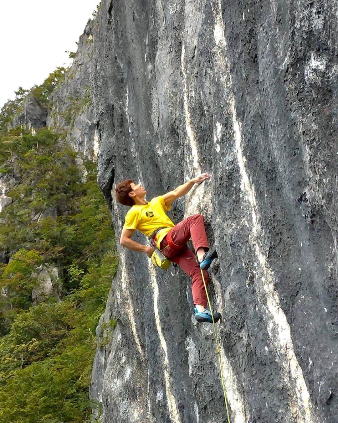 伊東秀和さんのインスタグラム写真 - (伊東秀和Instagram)「二子山へ！  秋の空気を感じるようになってきた✨ 最近中間部のガバがなくなってから、登られていなかったという課題を再登💥  あまり使ってない指が、OSトライではかなり驚いてダメージ受けましたが、2回目で良い登りができました🌈その後もゆっくり他の課題を😊  ご一緒いただいた皆さんありがとうございました！また来週行きたい💫 @raffinee_orientalbio @mammut_japan @camp1889  #climbing #rockclimbing #小鹿野町 #小鹿野クライミング委員会 #秋の訪れを感じる #リハビリ3週目 #修復中」9月23日 22時04分 - hide9a2019