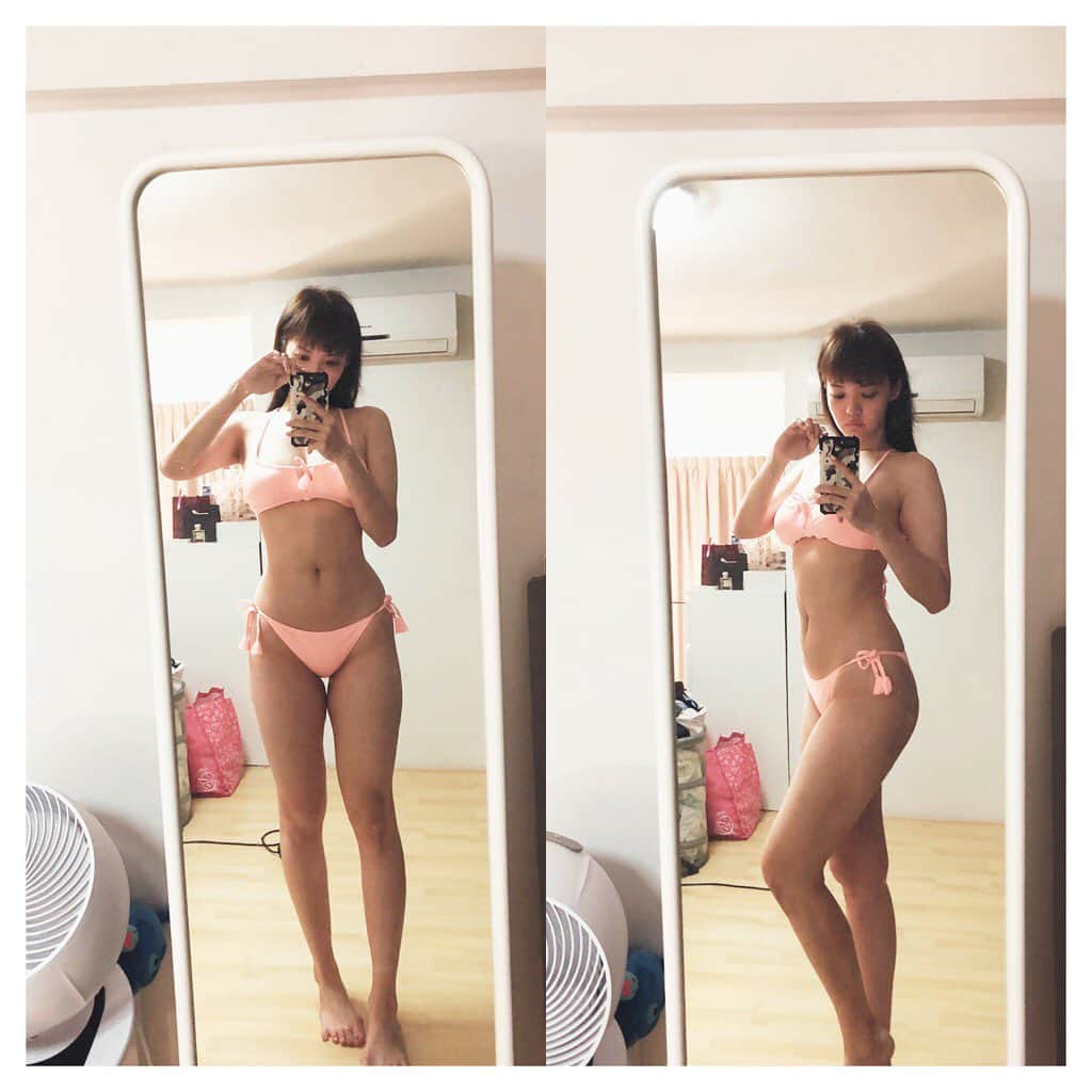 YingTzeさんのインスタグラム写真 - (YingTzeInstagram)「I bought this two piece swimsuit from H&M few years ago and finally I can wear it. 😂 _ My #coolsculpting progress on my abdomen after 2 weeks. ( swipe left for before after photo ). ❤️ I’m so happy that just with one session , @sliqclinic has solved the insecurity that I had for many years. I have one more session for my abdomen and two more for my thighs. 😤✨ _ p/s : for the full story check out my IG Story Highlights ❤️ #blessed #coolsculptingbeforeandafter #coolsculptingresults #sliqclinic」9月24日 9時47分 - yingtze