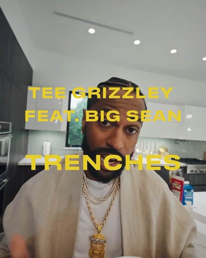 のインスタグラム：「Trenches Video @teegrizzley ft. me 🔥🔥🔥」
