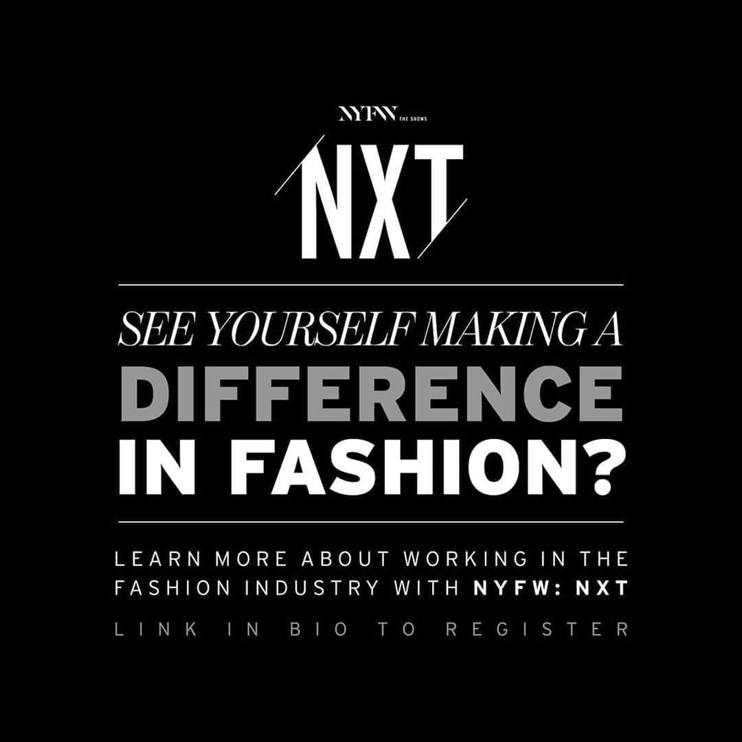 Fashion Weekさんのインスタグラム写真 - (Fashion WeekInstagram)「We are excited to announce the launch of NYFW: NXT! Created in partnership with @endeavorimpact, @NYFW, @IMGModels, @TheWallGroup, @IMGFOCUS, @IMGLENS and @ArtandCommerce, this virtual training program is designed to support individuals who dream of working in the fashion industry with the access and tools they need to succeed! Check out our stories for more info, and sign up at the link in our bio.」9月24日 0時46分 - fashionweek
