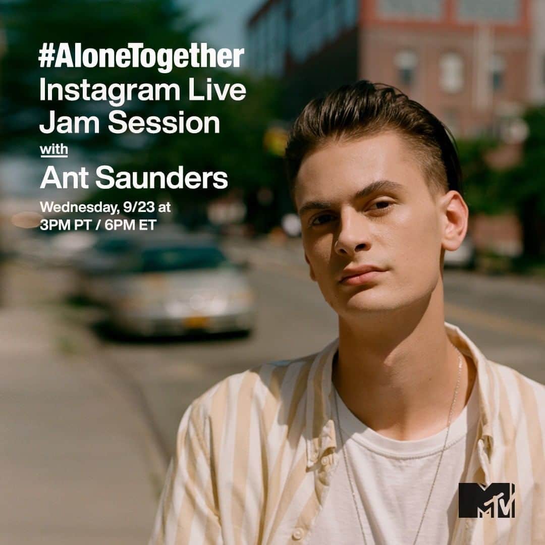 MTVさんのインスタグラム写真 - (MTVInstagram)「Today's plans: ⁣ ⁣ 1. Watch @antksaunders' #AloneTogether jam session on my IG Live at 6p ET.⁣ 2. See #1」9月24日 1時00分 - mtv
