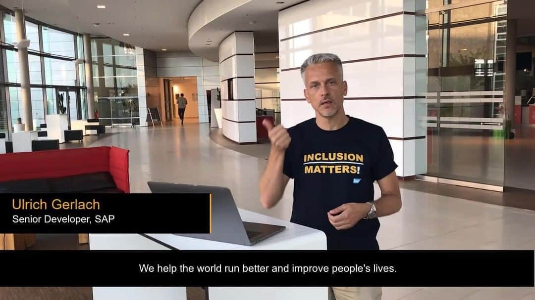 SAPのインスタグラム：「Happy International Day of Sign Languages! 👋 At SAP, we believe everyone should have access to technology. See how we’re making our software accessible for all: http://sap.to/6173GaN87 #IDSL2020」