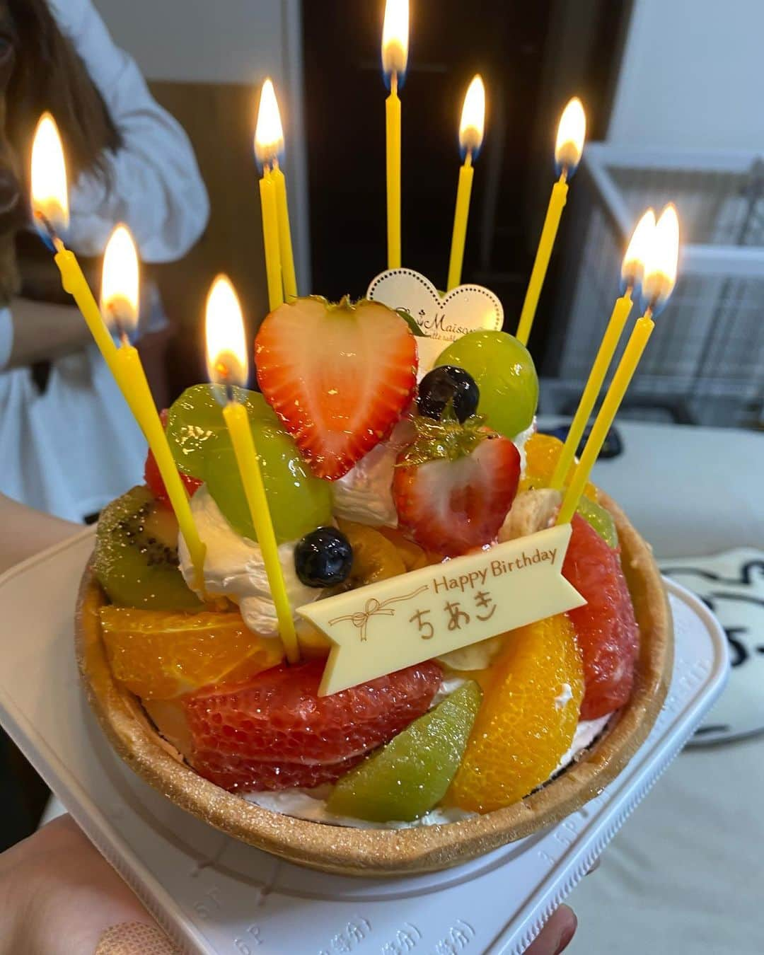 佐藤千亜妃さんのインスタグラム写真 - (佐藤千亜妃Instagram)「いつメンがお祝いしてくれた🥂🎂🐶プレゼントを全部付け💎いつも集合写真撮り忘れる😅」9月24日 1時17分 - chiaki_sato0920