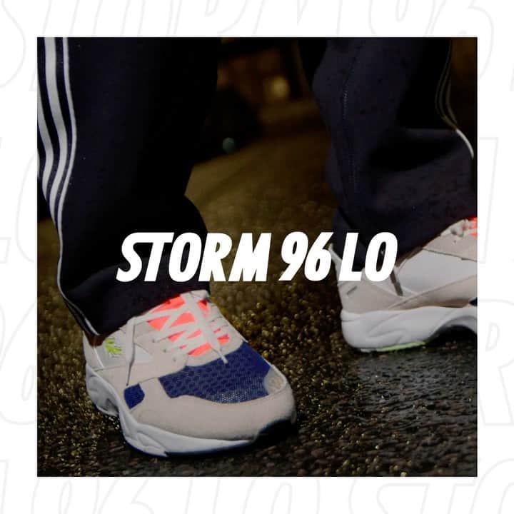 のインスタグラム：「Low sneakers for a high style point. Aren’t they? #Storm96Lo #LacosteSneakers」