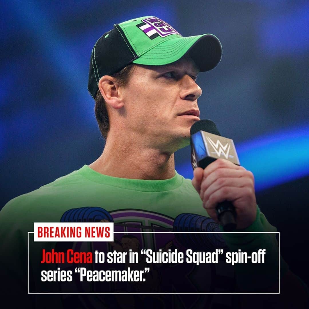 WWEさんのインスタグラム写真 - (WWEInstagram)「The #WWEUniverse meets the #DCUniverse with @johncena set to star as Peacemaker in new HBO Max series.」9月24日 3時00分 - wwe