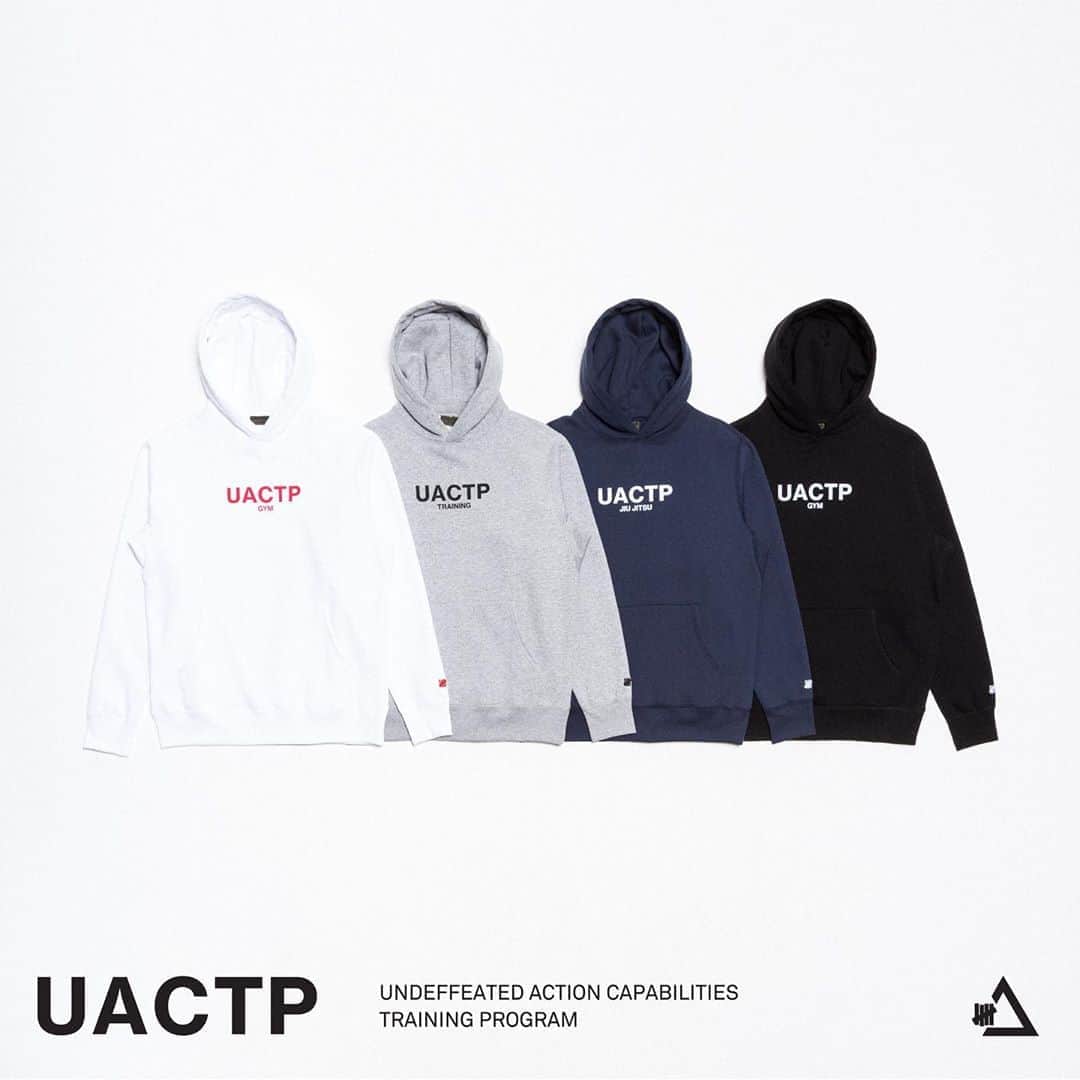 UNDFTDさんのインスタグラム写真 - (UNDFTDInstagram)「UACTP #001 Fall Collection Drop 1.5  Introducing our UACTP Gym, Training and Jiu Jitsu Hoodies made with 50/50 brushback Canadian fleece allowing for greater movement and cool down. Available Friday 9/25 at Undefeated.com」9月24日 3時49分 - undefeatedinc
