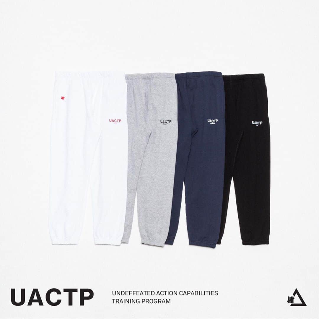 UNDFTDさんのインスタグラム写真 - (UNDFTDInstagram)「UACTP #001 Collection Drop 1.5  Introducing our UACTP Gym, Training and Jiu Jitsu Sweatpants made with 50/50 brushback Canadian fleece allowing for greater movement and cool down.  Available Friday 9/25 at Undefeated.com」9月24日 4時46分 - undefeatedinc