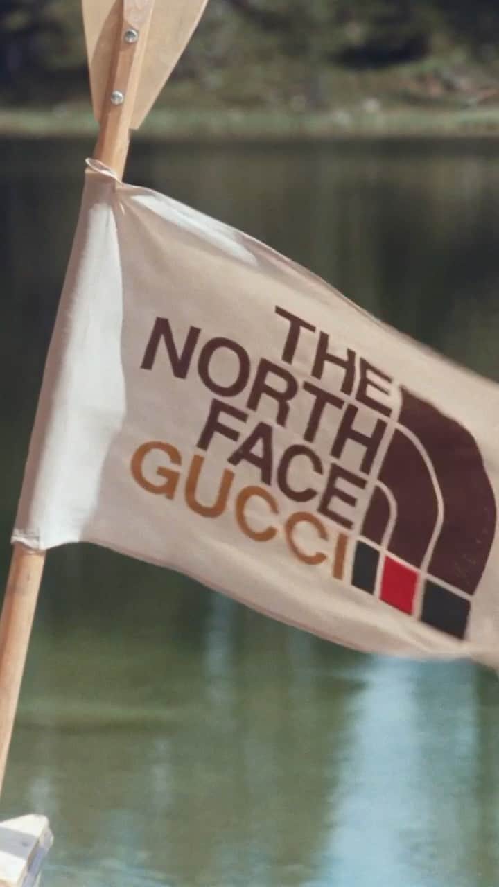 のインスタグラム：「#TheNorthFacexGucci」
