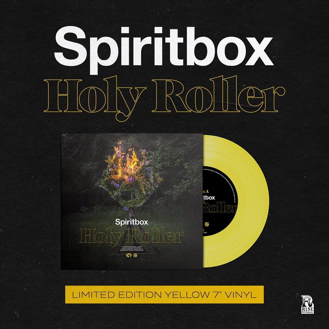Crystal Lakeさんのインスタグラム写真 - (Crystal LakeInstagram)「Holy Roller from @spiritboxmusic featuring @ryo_crystallake is available for pre order on 7 inch vinyl starting today. Digital will be out Oct 2nd. Head to Spiritboxband.com to get yours. @riserecords @palechord」9月24日 5時30分 - crystallake777