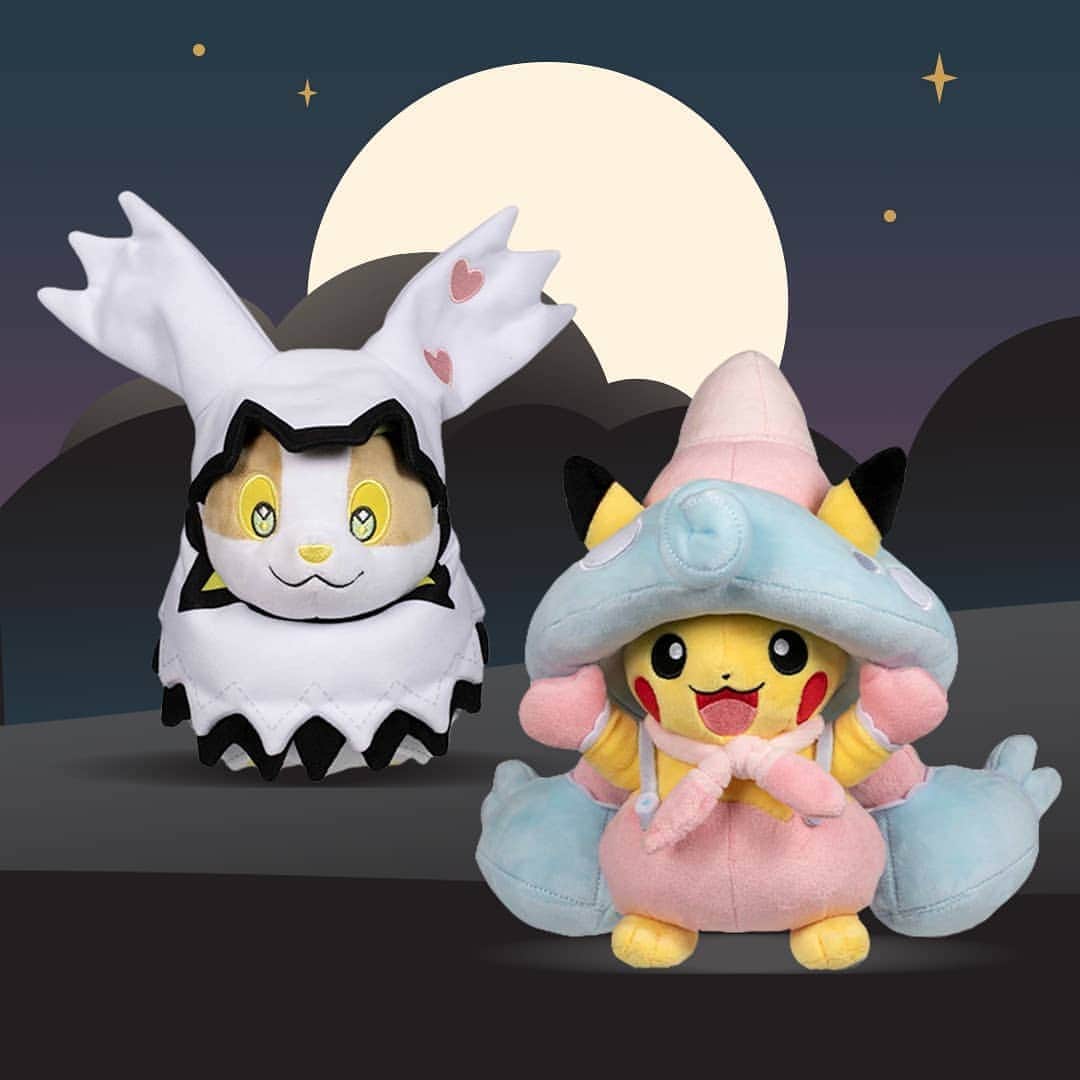 Pokémonさんのインスタグラム写真 - (PokémonInstagram)「Pikachu and Yamper have dressed to impress as some familiar friends from the Galar region!  Tap the link in our bio for more Halloween plush at the #PokemonCenter, US Trainers 🍬🎃🍭」9月24日 6時18分 - pokemon