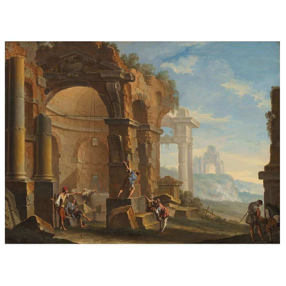 クリスティーズさんのインスタグラム写真 - (クリスティーズInstagram)「This atmospheric scene of a group of young men gathered around a well and surrounded by fantastical ruins is a highlight of our sale of Old Master paintings from the collection of Piero Corsini.⠀ .⠀ With his formidable knowledge of Baroque and Renaissance art, Piero Corsini (1938-2001) was one of the most successful and charismatic art dealers of his day - noted for his skill at spotting misattributed Old Master paintings.⠀ .⠀ 'This auction is a testament to both the insatiable curiosity of his collecting and his connoisseur's intuition for discoveries,' says Christie's Old Masters specialist Maja Markovic.⠀ .⠀ Sebastiano Ricci (1659-1734) and Clemente Spera (1661-1742), 'A Capriccio with Figures Conversing by Classical Ruins'. Estimate: £25,000-35,000.⠀ .⠀ Discovering Old Masters: The Legacy of Piero Corsini – 23 September - 7 October, online.⠀ .⠀ #discoveringoldmasters #oldmasters #oldmasterpainting #oldmasterpaintings #pierocorsini #capriccio #auction」9月24日 7時19分 - christiesinc