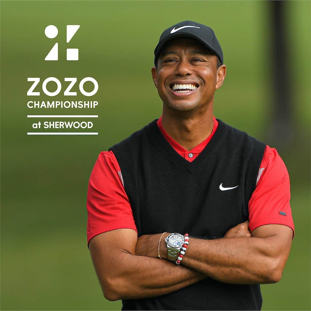 タイガー・ウッズのインスタグラム：「I am excited to defend my title at the @zozochamp. It is disappointing that we will not be able to play in Japan this year, but Sherwood Country Club will be a great backdrop for what I know will be a great Championship.」