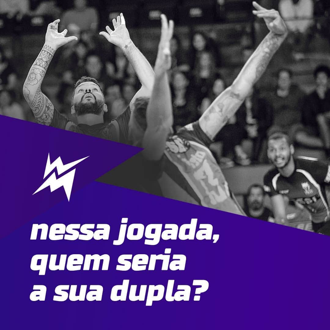 のインスタグラム：「Nessa jogada mágica... você levantando, quem é a sua dupla?! 🧙‍♂️   ✔ Marque aqui seu ídolo ou colega de time escolhido!  #vcfazpartedamagia  Foto: @beatrizalbuquerque1952 @manculitte.  _________________ #wmwilliamelmago #williamelmago #wm #williamarjona #voleibol #volleyball ============= Insta @william_elmago_arjona Face @williamelmago Twitter @william_elmago」