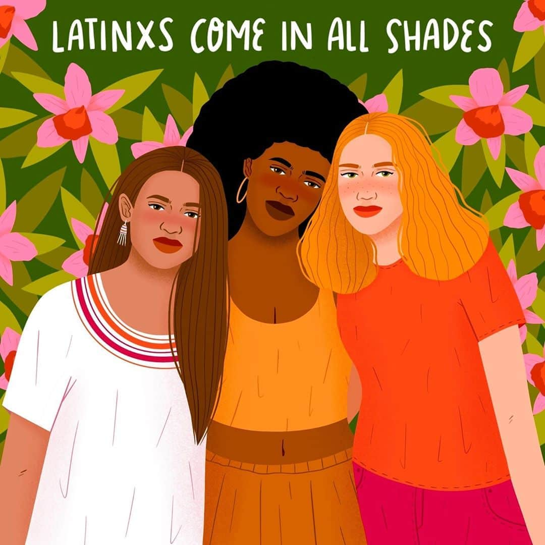 ULTA Beautyさんのインスタグラム写真 - (ULTA BeautyInstagram)「For #LatinxHeritageMonth, we asked 4 Latinx artists to share their interpretation of the month. Here's what @susdraws came up with:   Something about my culture I wish more people knew is that Latinxs come in all shades. The media has always perpetuated our perception of what a Latinx looks like; brown hair, brown eyes and light skin. But no, we do not all look the same. Think twice before you tell someone they don’t look “Latin enough”  I picked orchids for the background because they’re Colombia’s national flower (and coincidentally, my mom’s favorite flower!)」9月24日 8時00分 - ultabeauty