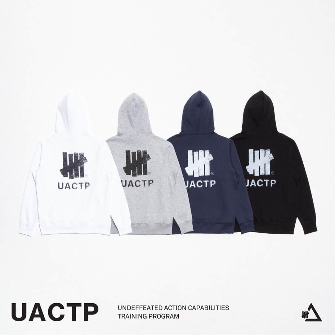 UNDFTDさんのインスタグラム写真 - (UNDFTDInstagram)「UACTP #001 Collection Drop 1.5  Introducing our Distressed Hoodie made with 50/50 brushback Canadian fleece allowing for greater movement and cool down.  Available Friday 9/25 at Undefeated.com」9月24日 8時05分 - undefeatedinc