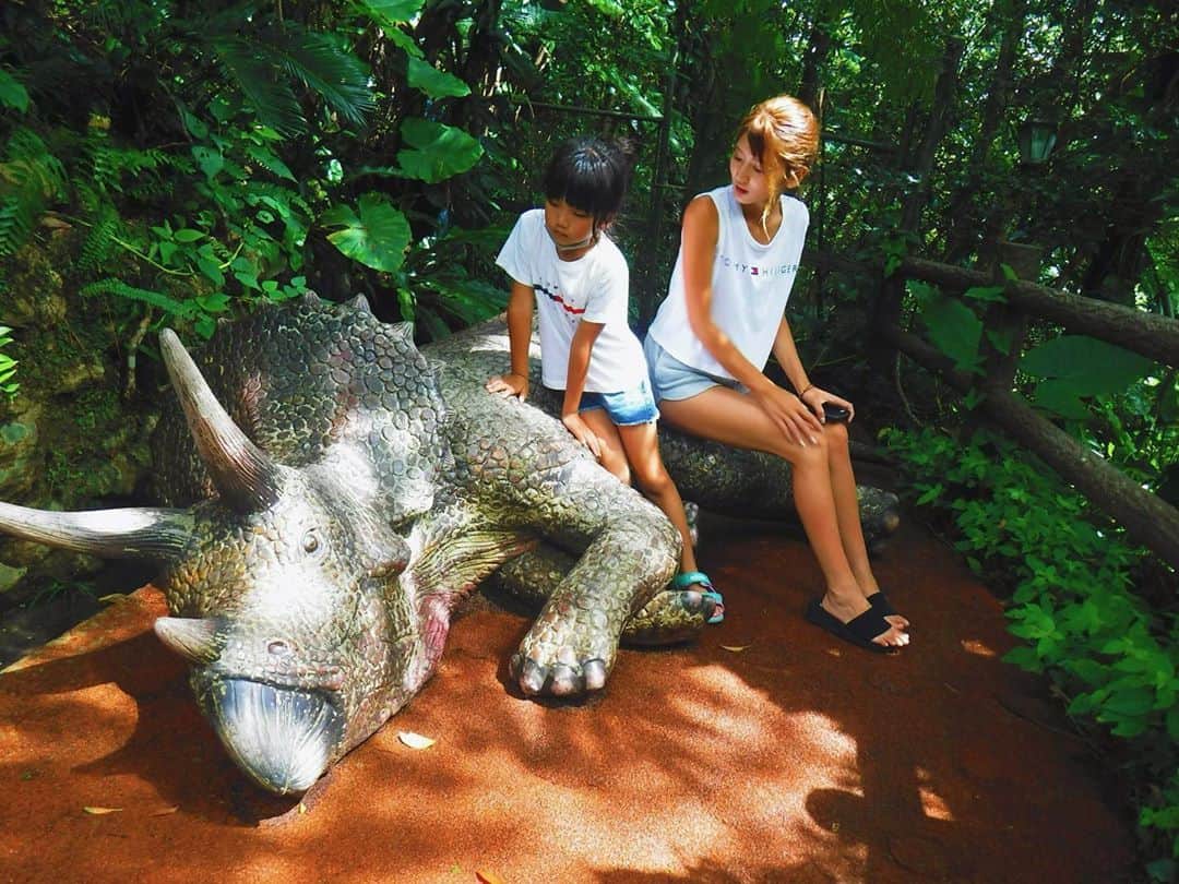 SAYUKAさんのインスタグラム写真 - (SAYUKAInstagram)「アナコンダみたいなの いちばんテンションばくあがった🐍  恐竜すき🦖🤎 恐竜いたらとりあえずいっちゃうよね。 少年！  🌲 #やんばる亜熱帯の森 #canonphotography」9月24日 19時04分 - sayumiso216