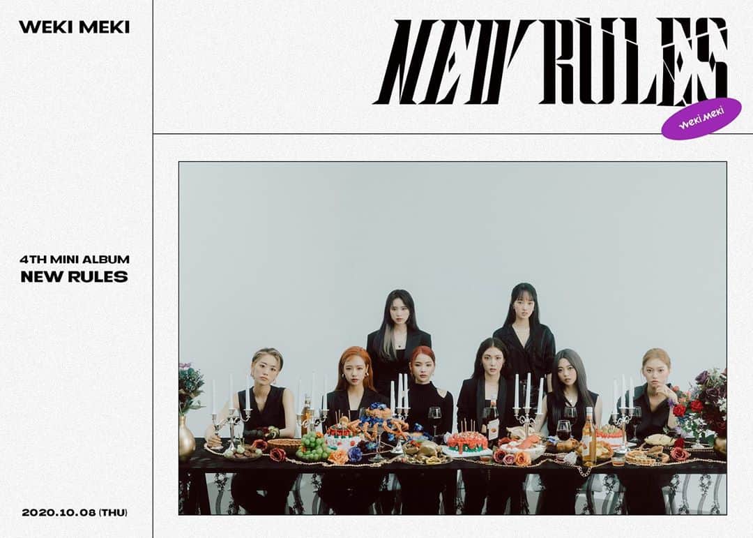 Weki Mekiのインスタグラム：「[#위키미키] Weki Meki 4th Mini Album <NEW RULES> Concept Photo #1 Break ver. 📝  2020.10.08 6PM Coming Soon 💥  #WekiMeki #NEW_RULES」