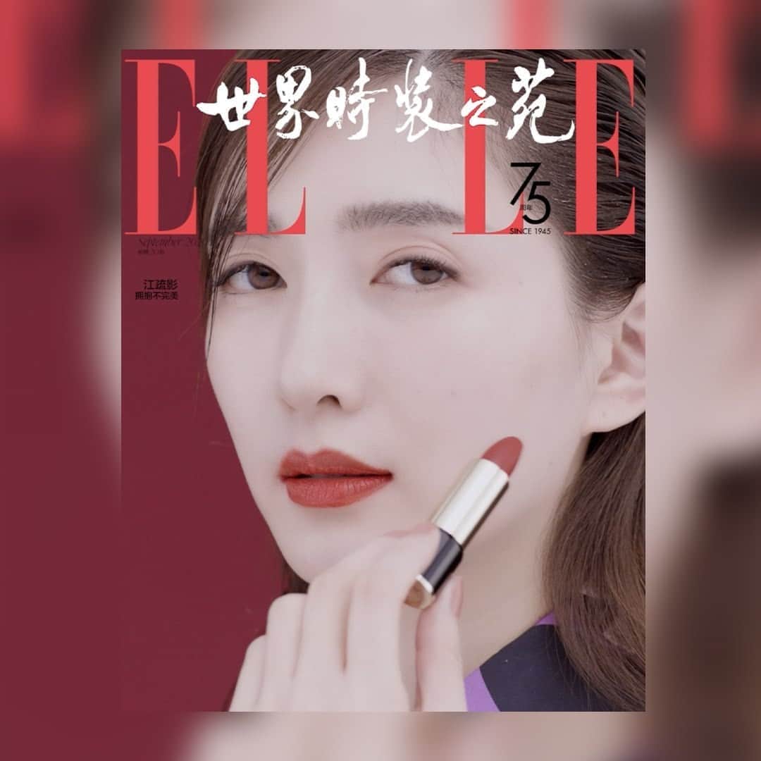 Lancôme Officialさんのインスタグラム写真 - (Lancôme OfficialInstagram)「The ever-elegant actress, Maggie Jiang @mamaggiejiang featured in ELLE @ELLEChina. Get her chic Parisian look with a statement red lip look. All you need is L’Absolu Rouge Drama Matte, shade 169. #Lancome #ELLE #MaggieJiang​」9月24日 18時32分 - lancomeofficial