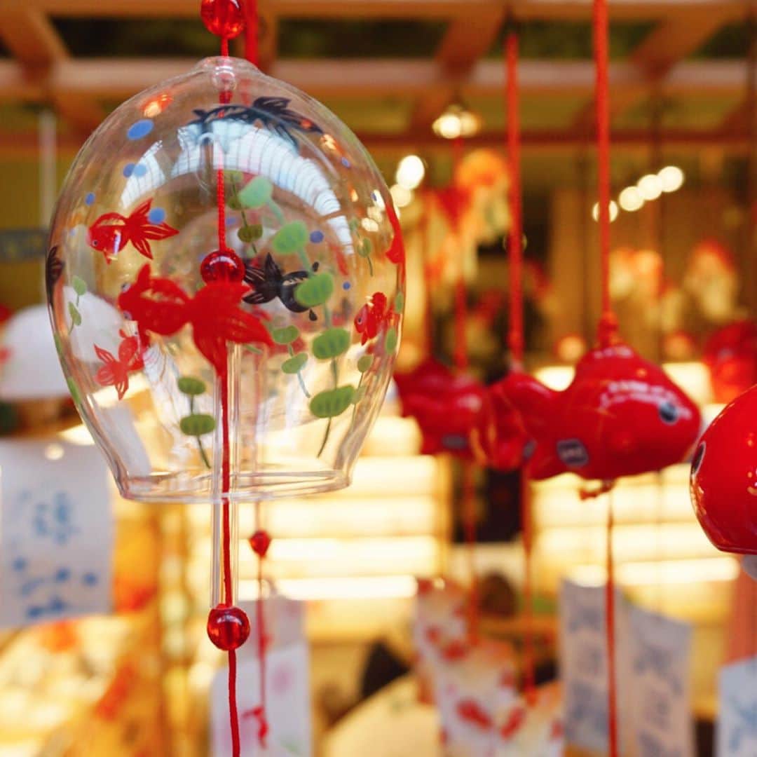 のインスタグラム：「夏を感じる一枚📷  This is a wind chime. I took this photo.  #風鈴 #camera  #sony  #α5100  #写真好き」