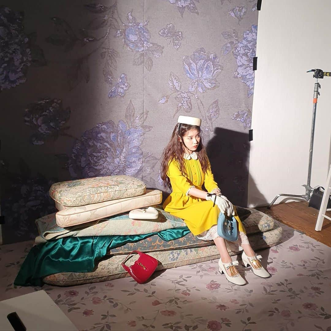 IUさんのインスタグラム写真 - (IUInstagram)「ELLEMEN fresh @gucci」9月24日 18時57分 - dlwlrma