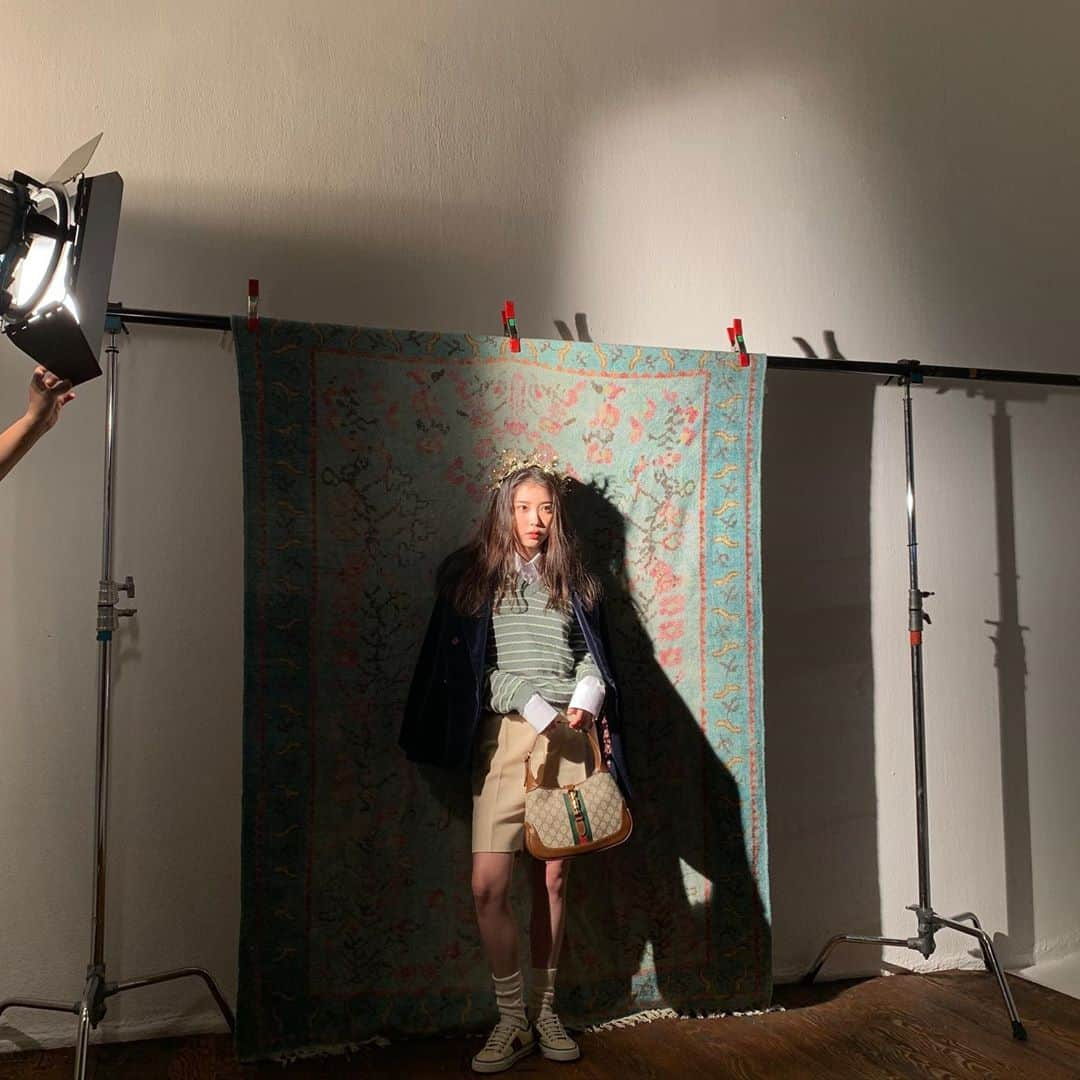 IUさんのインスタグラム写真 - (IUInstagram)「ELLEMEN fresh @gucci」9月24日 18時57分 - dlwlrma