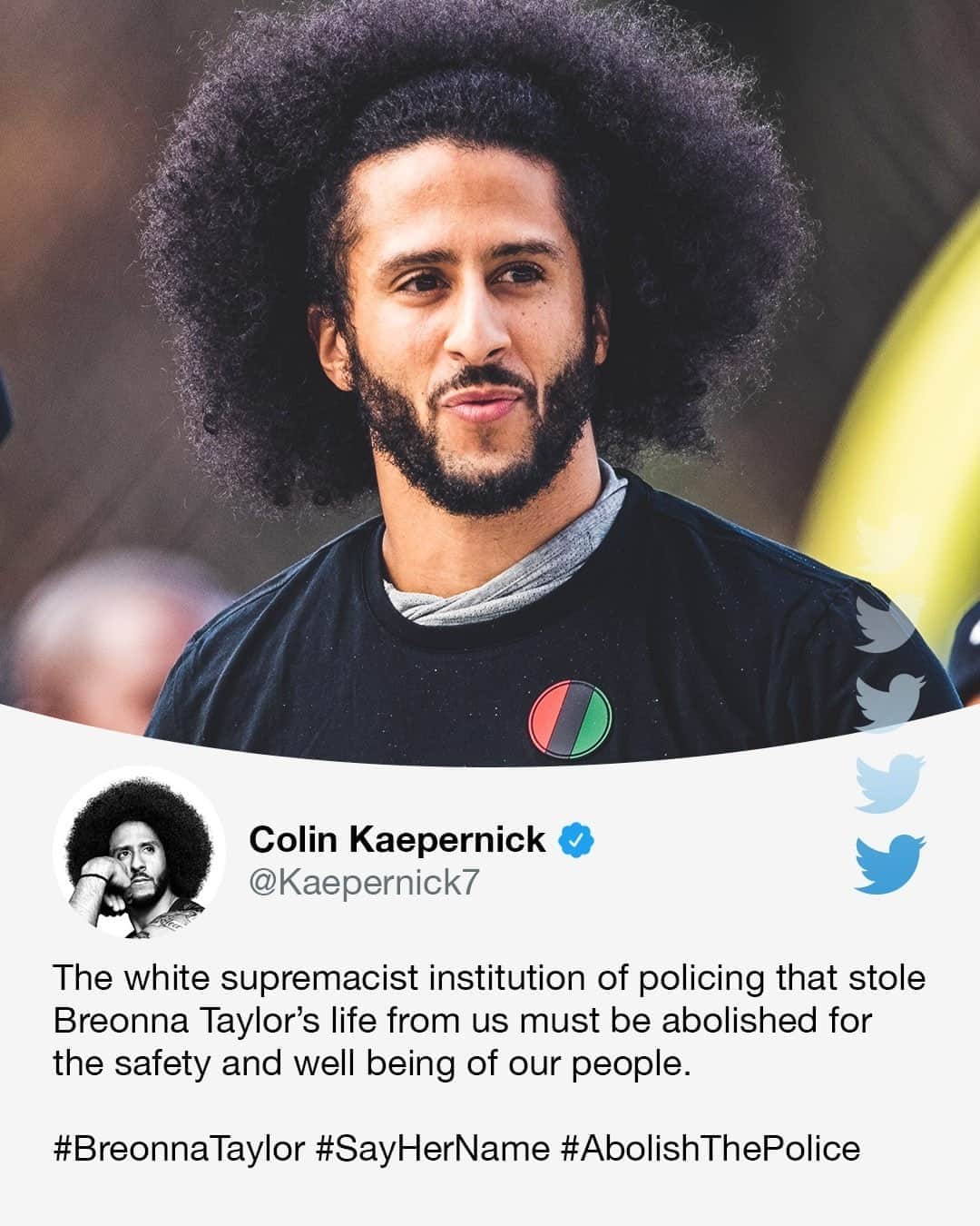 espnさんのインスタグラム写真 - (espnInstagram)「Colin Kaepernick spoke out after the police officers involved in Breonna Taylor's shooting were not indicted on charges related to her death.」9月24日 10時08分 - espn