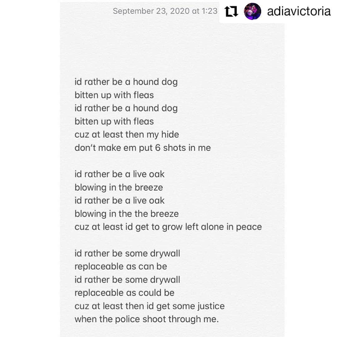 ガソリングラマーさんのインスタグラム写真 - (ガソリングラマーInstagram)「THIS #nojusticenopeace #BlackLivesMatter thank you  #Repost @adiavictoria • • • • • • gonna take an extended break from social media. praying for the family of #breonnataylor」9月24日 10時15分 - gasolineglamour