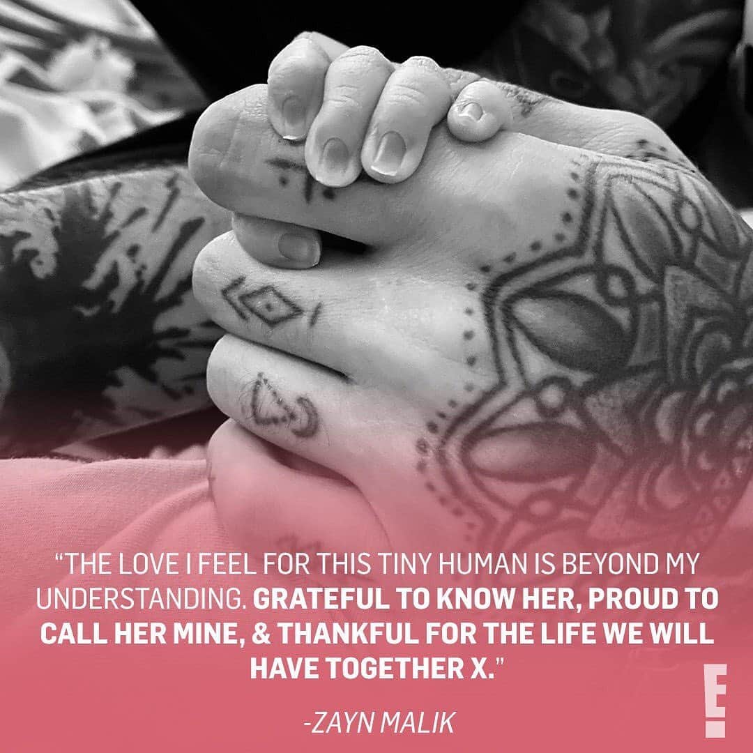 E! Onlineさんのインスタグラム写真 - (E! OnlineInstagram)「Zayn Malik and Gigi Hadid's baby girl is here, healthy and beautiful. We’re elated, emotional, and thinking about just how fast the night changes. Link in bio for everything we know! 💕 (📷: Instagram)」9月24日 11時08分 - enews