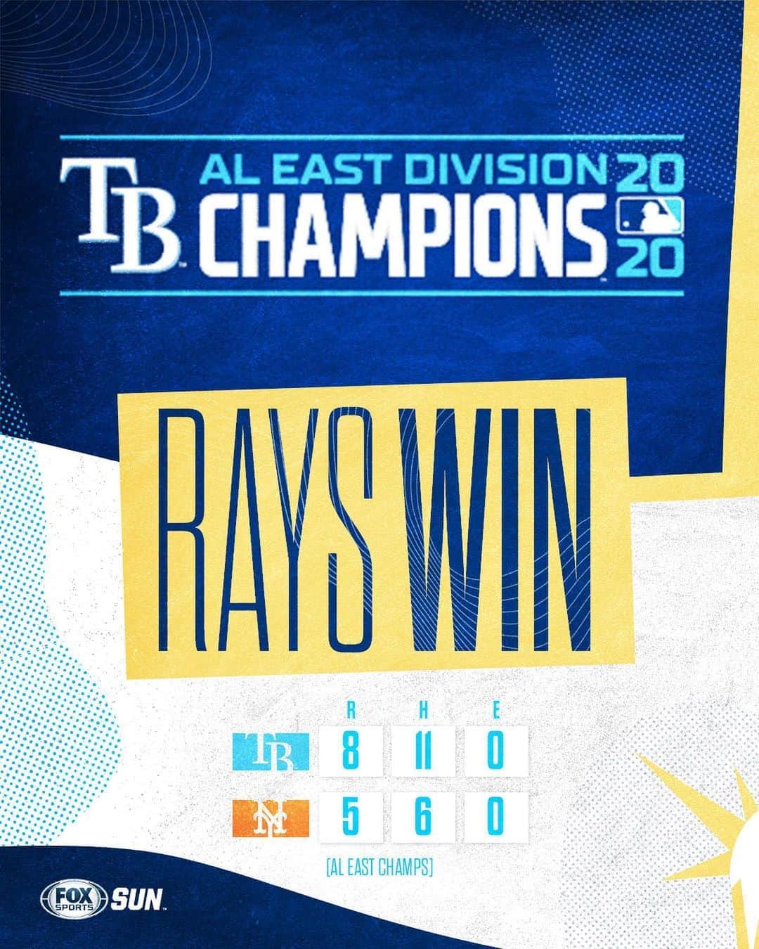 タンパベイ・レイズさんのインスタグラム写真 - (タンパベイ・レイズInstagram)「#RaysWin! GIVE US THAT EAST」9月24日 11時18分 - raysbaseball