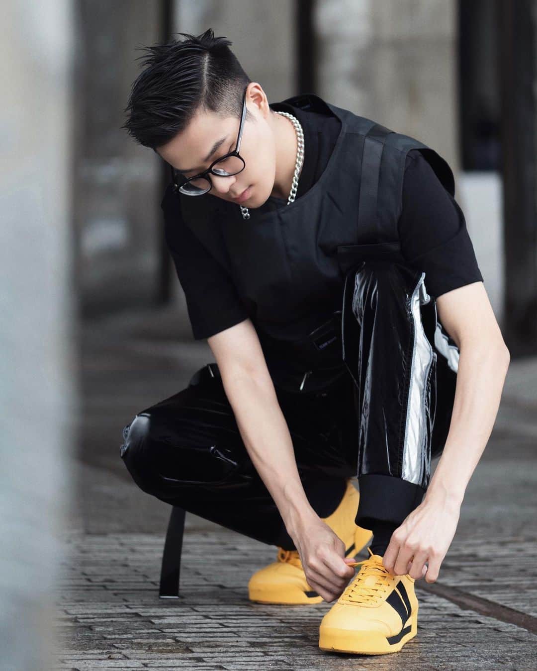 JiweiJWさんのインスタグラム写真 - (JiweiJWInstagram)「New shoes @onitsukatigerofficial #daily #look #streetstyle」9月24日 14時34分 - jiweijw