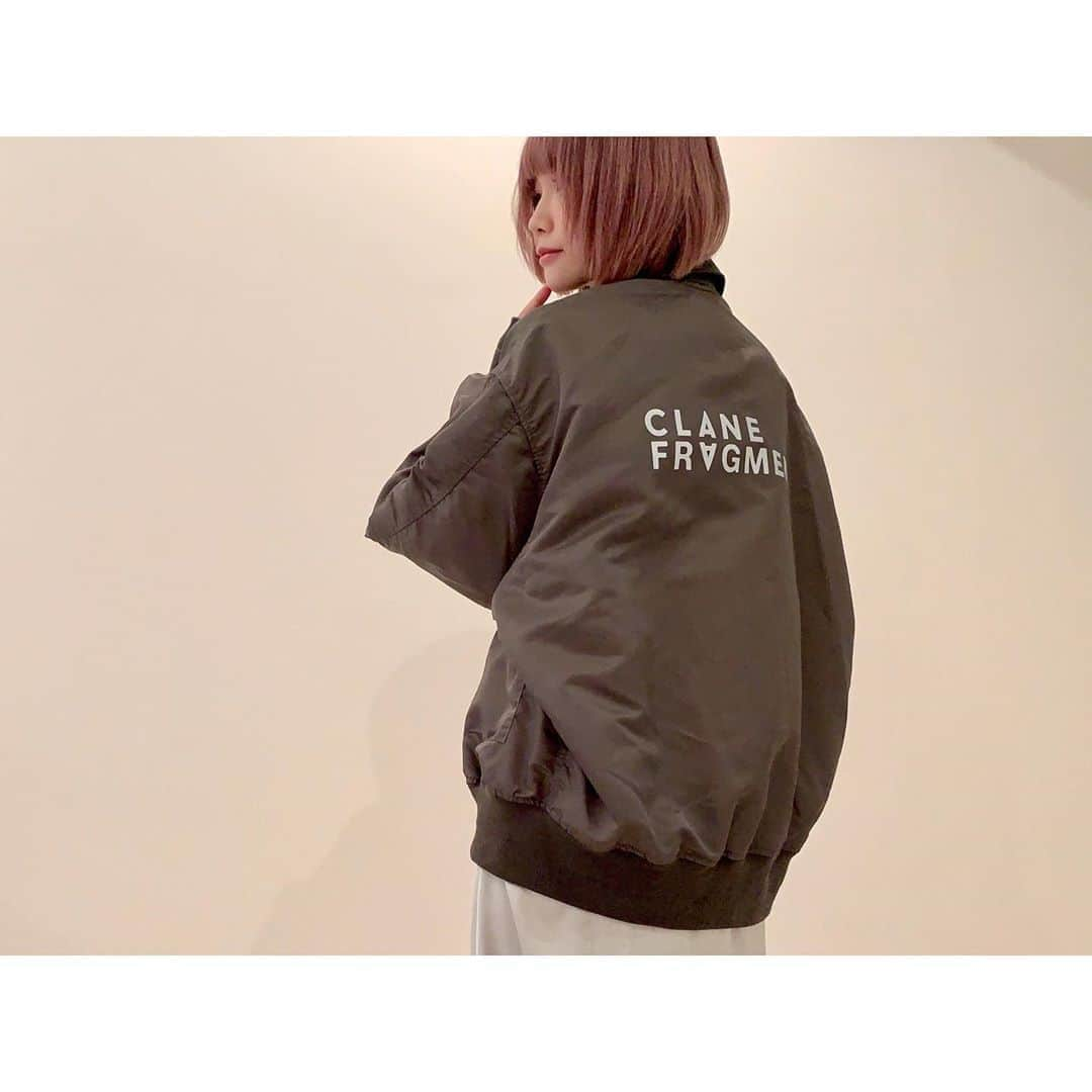 西脇彩華さんのインスタグラム写真 - (西脇彩華Instagram)「＊ New アウター🤍 どんなお洋服にも映えそう‼️ @clane_official  #clane × #fragment  #MA1 #CWU36P #KHAKI」9月24日 15時31分 - chapon_930