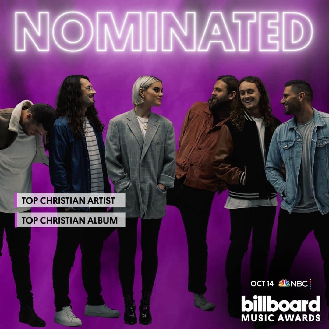 ユナイテッドのインスタグラム：「We’re honoured to be nominated for two Billboard Music Awards and humbled to be alongside incredible artists that we love and respect! Thank you @BBMAs.」