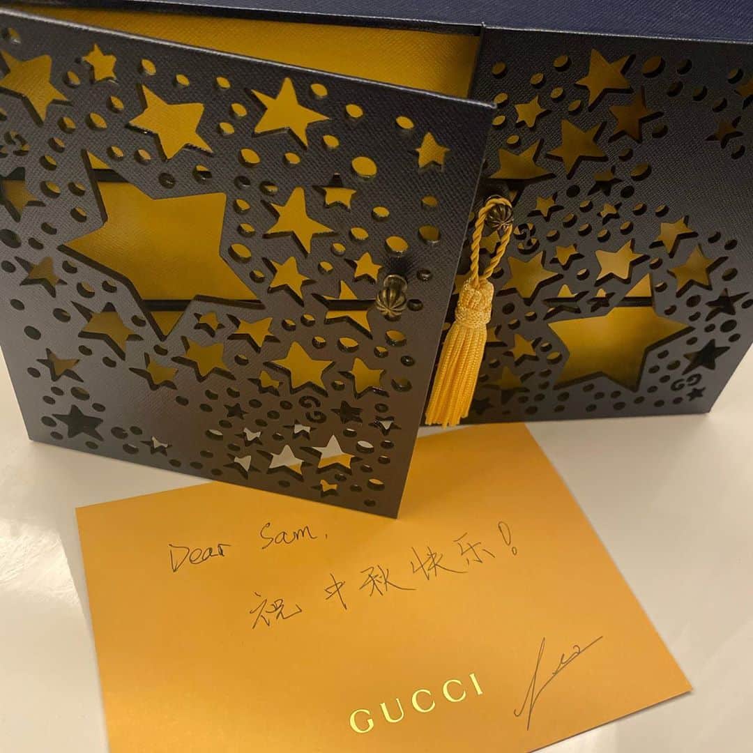 サム・リーのインスタグラム：「Thank you @gucci」