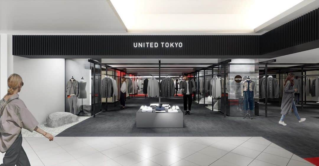 谷正人のインスタグラム：「今週はUNITED TOKYO池袋店が増床リニューアルオープンいたします！ 今まで、池袋パルコ2FにあったWOMENSと4FにあったMENSが統合され、3Fに移り、85坪の大型店になります。 明日、オープンですので、埼玉県民、池袋周辺の方は是非🙇‍♂️ #unitedtokyo #ikebukuro」