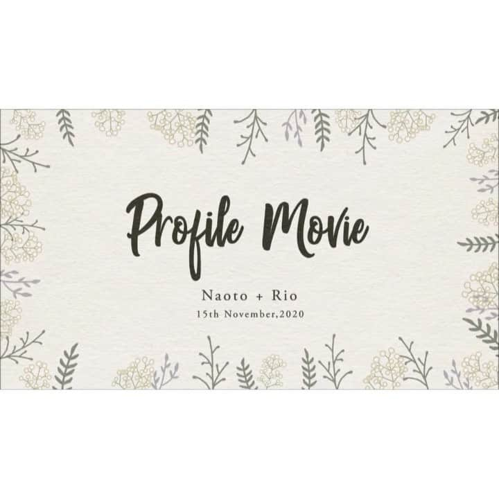 wedding movie chouchouのインスタグラム