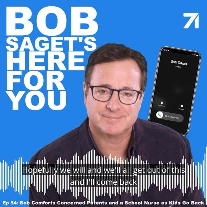 ボブ・サゲットのインスタグラム：「So happy when I get to call people and have conversations with them and see how they’re doing.  TODAY’S NEW EPISODE is Titled — “Bob Comforts Concerned Parents and a School Nurse as Kids go Back.” I got to speak with such kind people.  FOLLOW & LISTEN at—>  spoti.fi/2E9JUC0  @spotifypodcasts @Spotify @spotifyuk @spotifyaunz @spotifycanada @spotifymx @spotifysa @spotifysuomi @spotifyfrance @spotifyitaly @spotifysweden @spotifybrasil @spotifypoland @spotifyspain @spotifyasia @spotifyrussia @spotifyde @spotifyjp @spotifylatam @spotifyindia @spotifyargentina @spotifyarabia @spotifyksa @spotifynl @studio71us  @studio71uk @studio71fr @studio71it #comedypodcast #podcast」