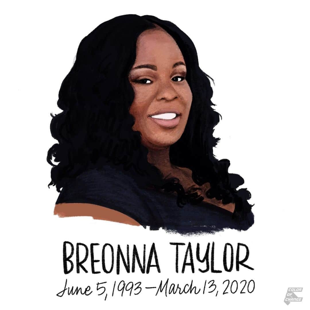 MTVさんのインスタグラム写真 - (MTVInstagram)「SAY HER NAME: BREONNA TAYLOR. We demand #JusticeForBre. Join @colorofchange to take action: https://bit.ly/2RY60ee  Artwork by: @robinxhilkey」9月25日 4時20分 - mtv
