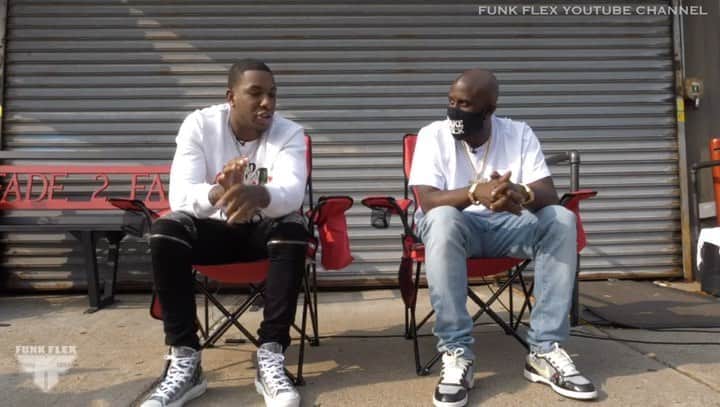 ファンクマスター・フレックスのインスタグラム：「#FunkFlexBlockwork5 @youtube / FunkFlex!!!! Lyor/Kelly We cranking!!! @rahswish Produced @tatwza 🎥 @juganot Audio: @djhrnyc / @jblaudio WHAT NEIGHBORHOOD SHOULD I GO TO NEXT? #funkflexblockwork」
