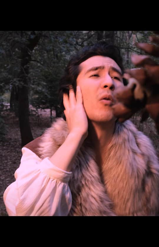 ベアトリサ・リャンのインスタグラム：「The #dngrnoodz🐍 present "Lost in the Woods"--a cover.   Filmed/Edited by @jaybesami Featuring: • @dongalvani as Kristoff • @sir as Sven • @bebe_liang as Anna • @dianajk , @natsuhime87 , & @apapoban as The Meese  🎶: "Lost in the Woods" by @grofffsauce  Special thanks to the Papoban family for the use of their cabin.   All participants in this video were tested for Covid-19 before filming.   Enjoy!」